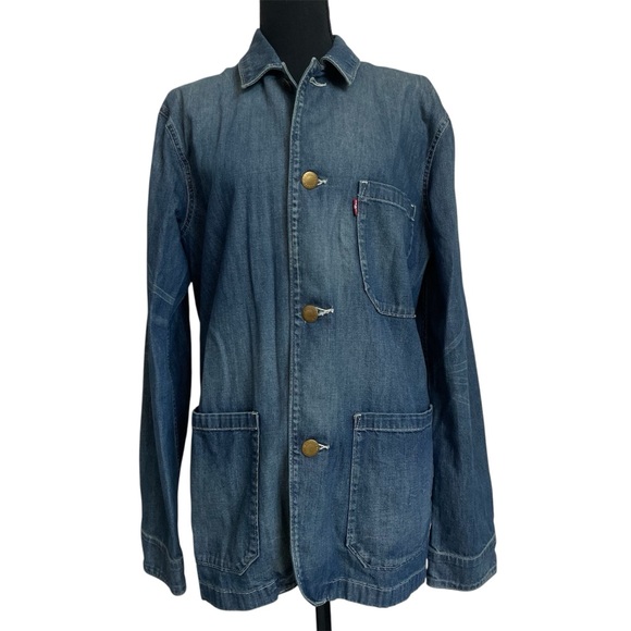 Levi's Blue Lightweight Denim Shirt Jacket - Picture 3 of 8